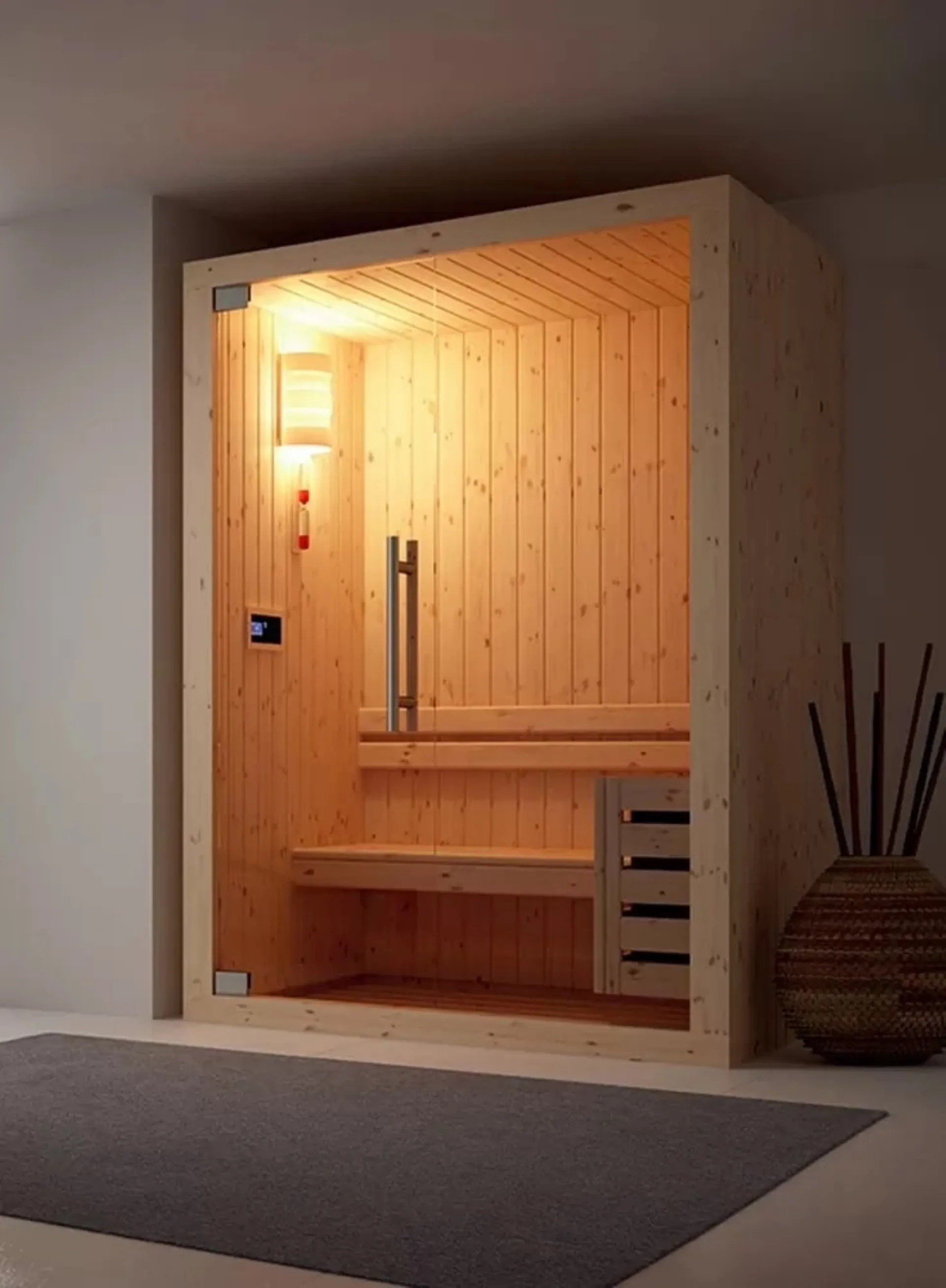 Sauna Finlandese da interno Smart Level di Kinedo