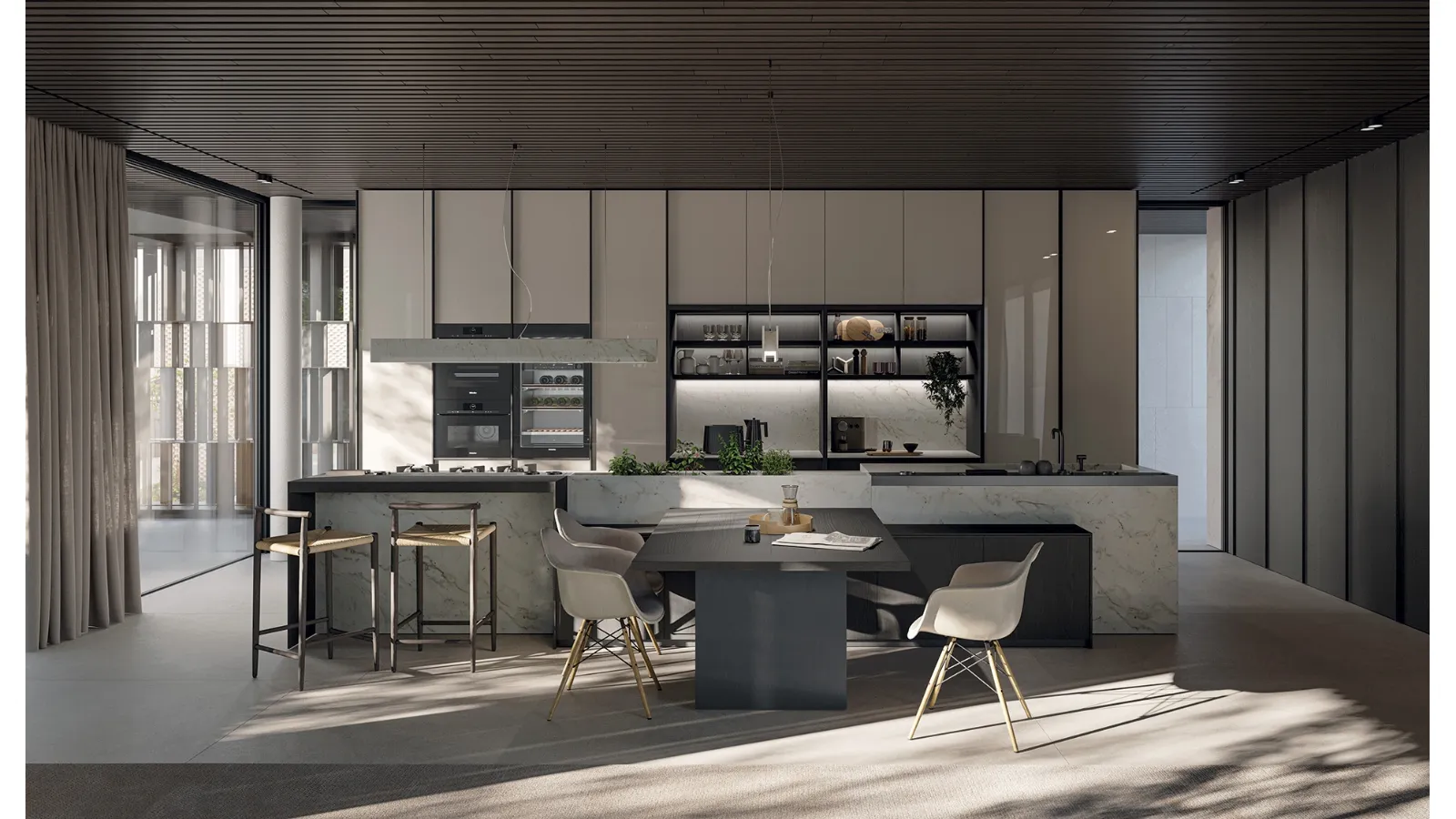 Cucina Design con isola Loggia In di Zampieri Cucine