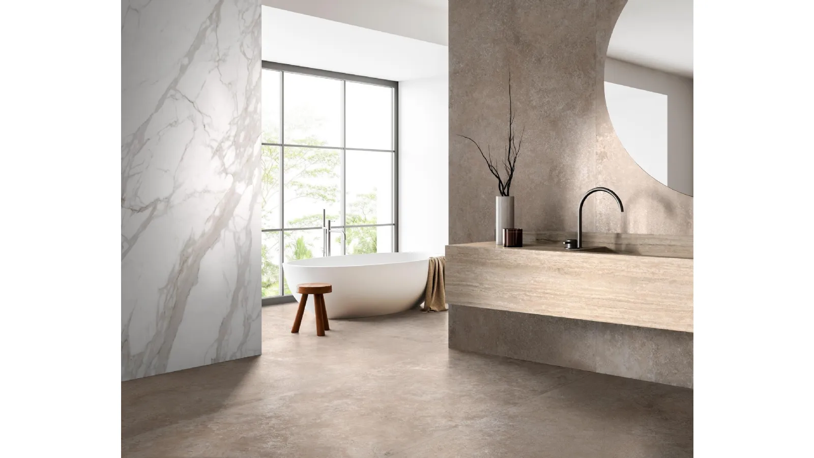 Piastrelle Realstone Travertino di Ragno